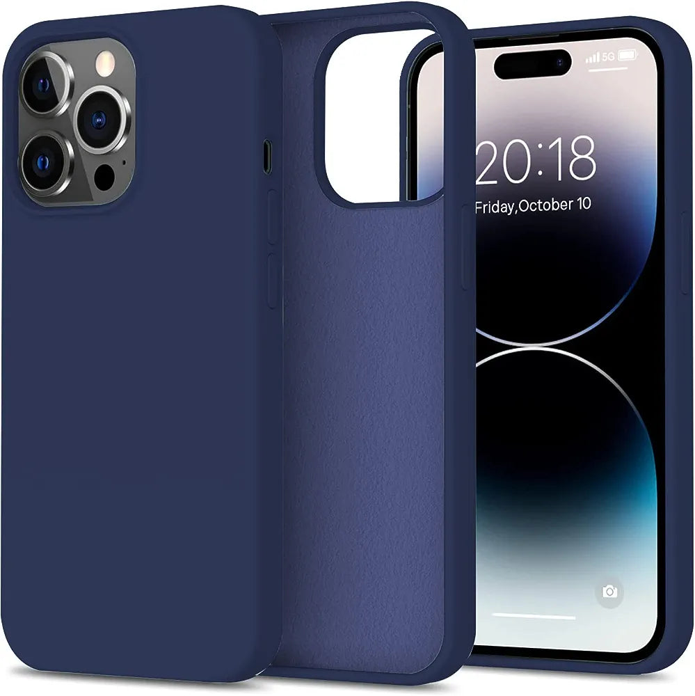 iPhone 12 Pro Max Silicone Case with Wireless Charging Support