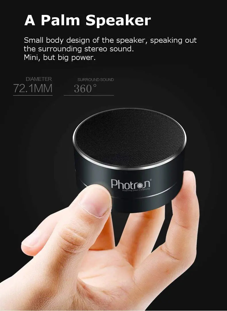 Photron P10 3 Watt 1.0 Channel Wireless Bluetooth Portable Speaker (Deep Cobalt)