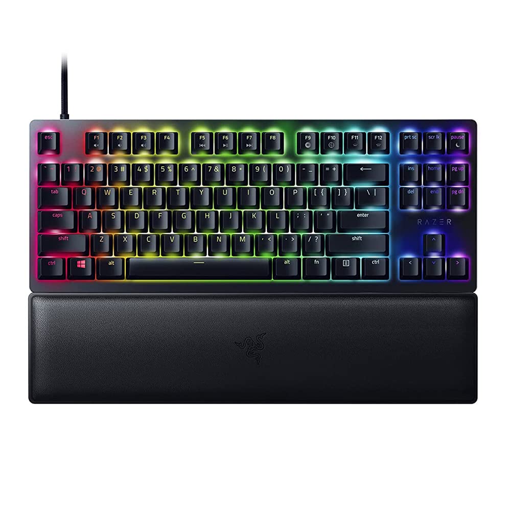 Razer Huntsman V2 Tenkeyless - Optical Gaming Keyboard (Clicky Purple Switch) RZ03-03940300-R3M1
