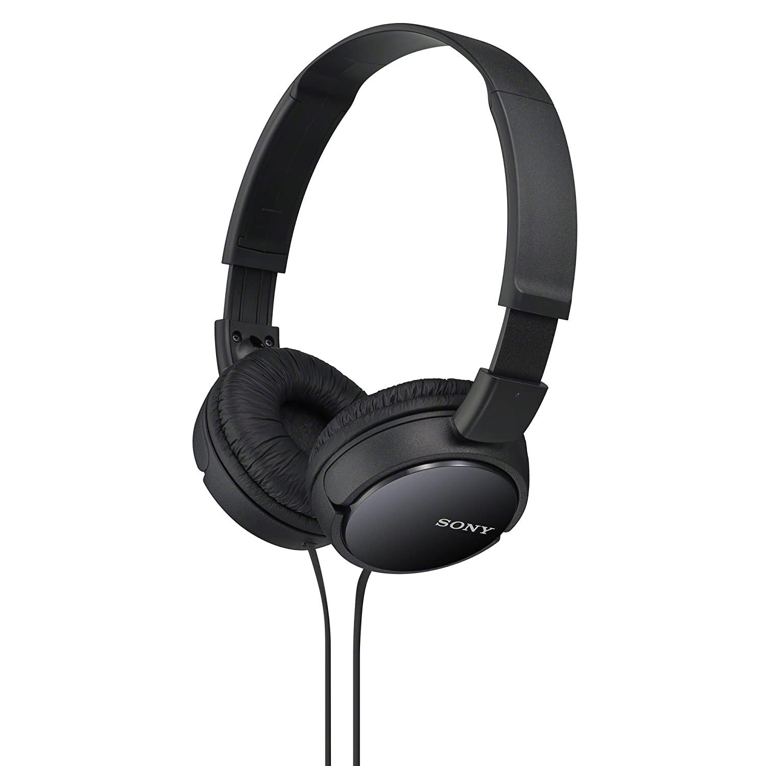 Sony MDR-ZX110 Wired On Ear Headphone without Mic (Black) - A - onBeli