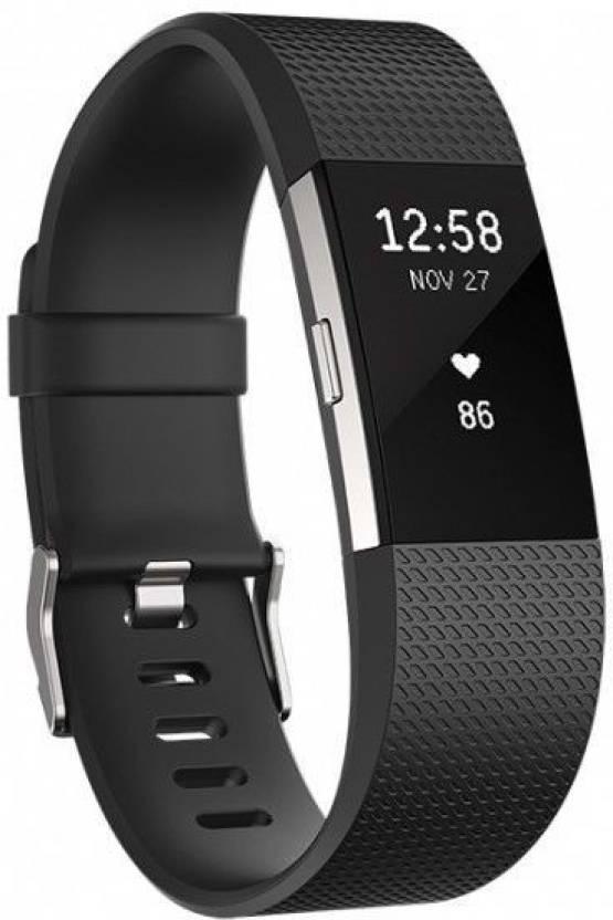 Fitbit Charge 2 Heart Rate + Fitness Wristband, Black, Small (US Version) - onBeli
