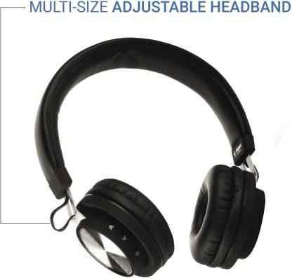 Flipkart SmartBuy Rich Bass Wireless Bluetooth Headset With Mic (Black, On the Ear) - A - onBeli