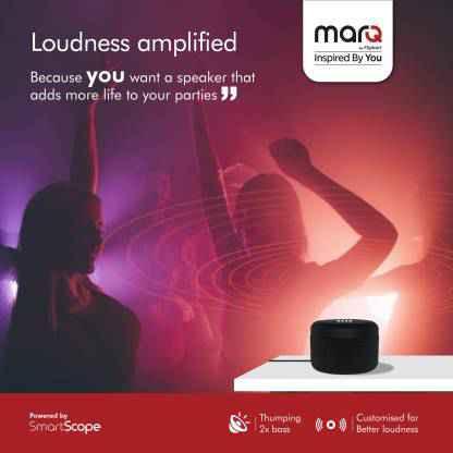MarQ By Flipkart Smart Home Speaker (with Google Assistant) with Google Assistant Smart Speaker - A - onBeli