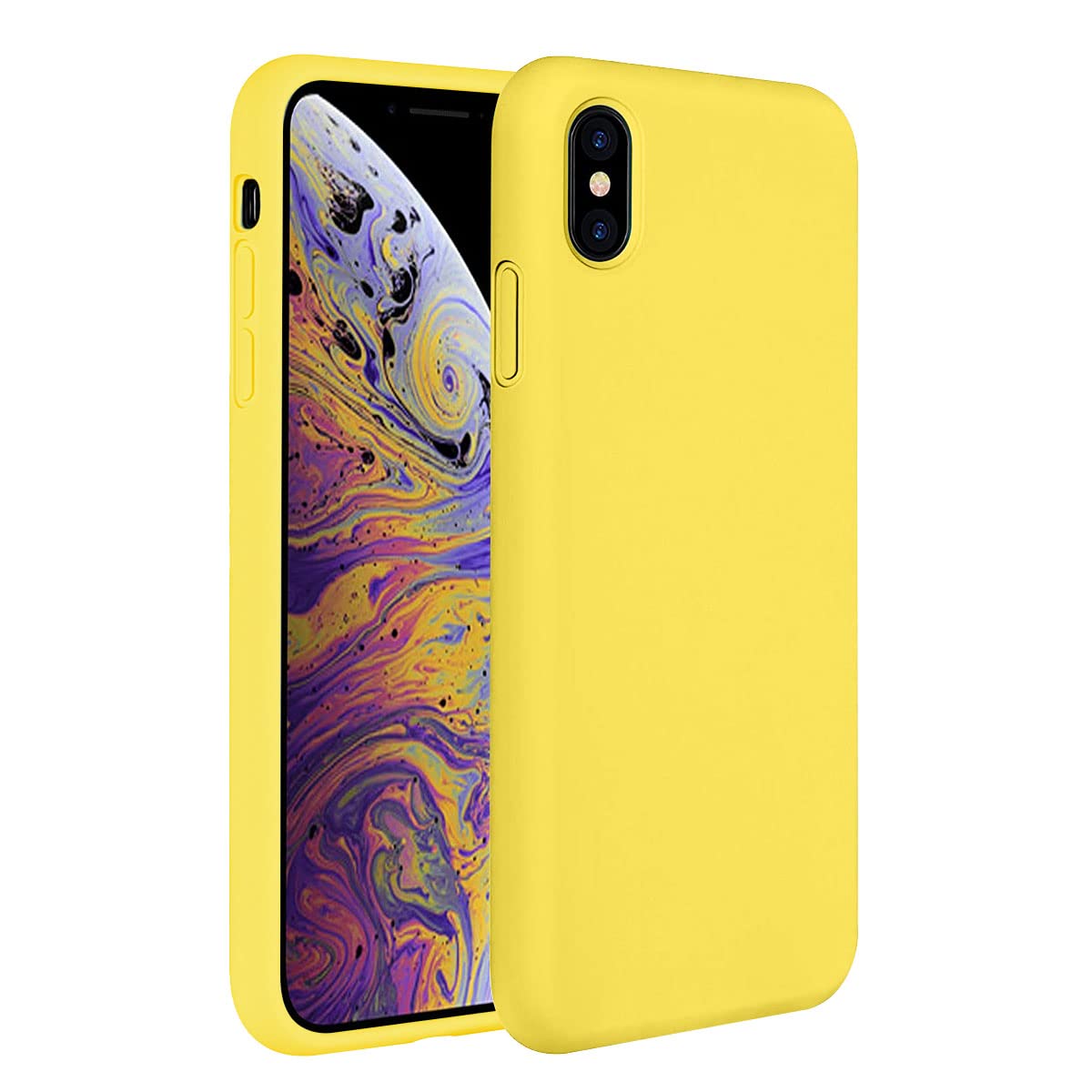 iPhone X / XS Silicone Case with Wireless Charging Support