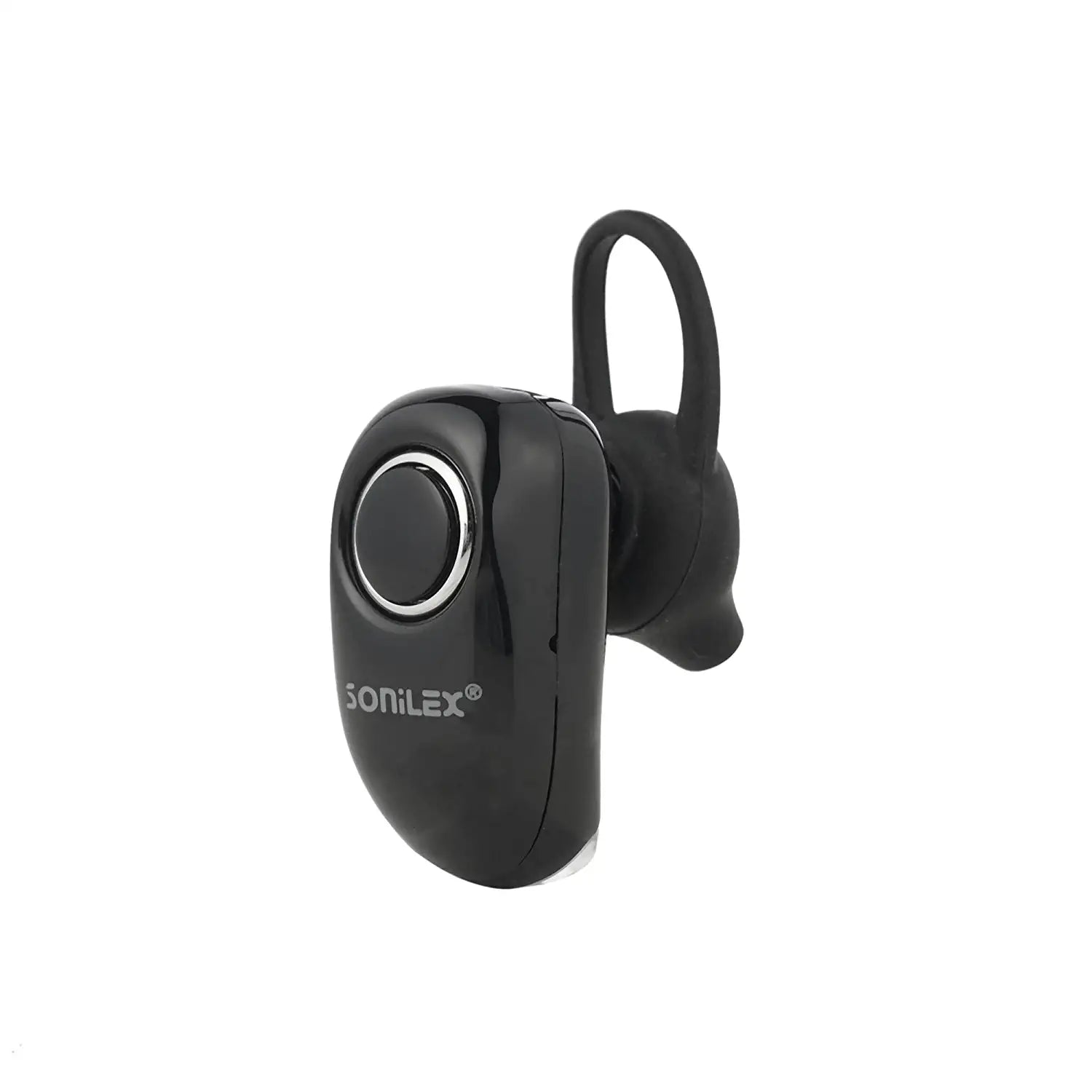 Sonilex BT78 Single Earphone Wireless Mono Bluetooth in-Ear, Ultra-Light Noise-Cancelling,7Hrs (Black) (SL-BT-78-BLACK)